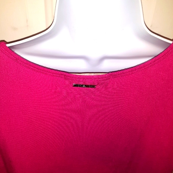 ☆Michael Kors☆Beautiful Pink EEUC Cold Shoulder Small stretchy casual/Dressy tee - Picture 7 of 15